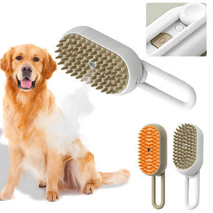 Steamy Pet Grooming Brush