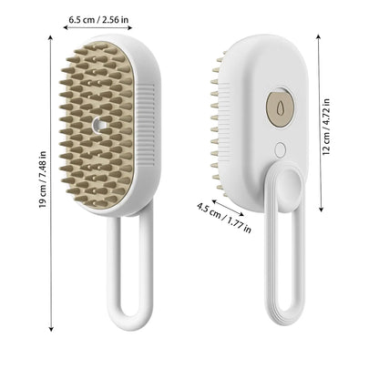 Steamy Pet Grooming Brush